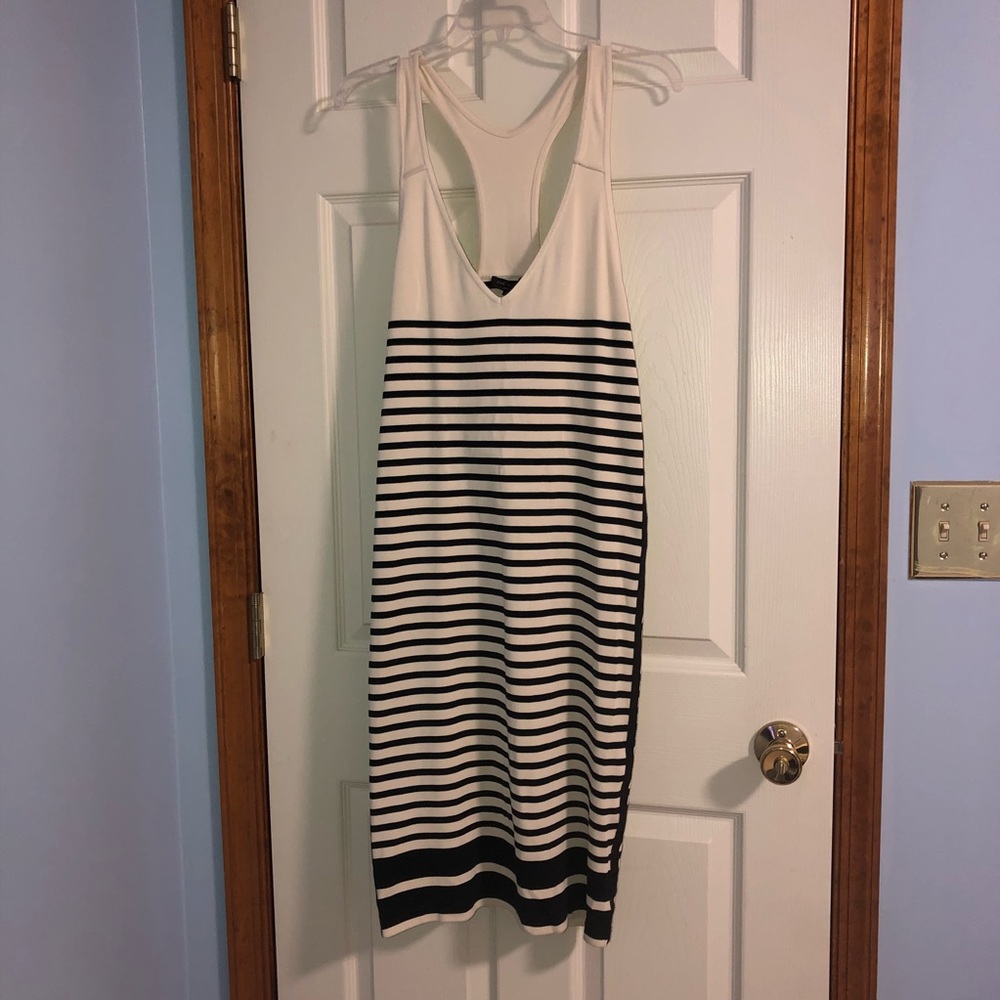 Rag & Bone Whitecap/ Black Avila Dress